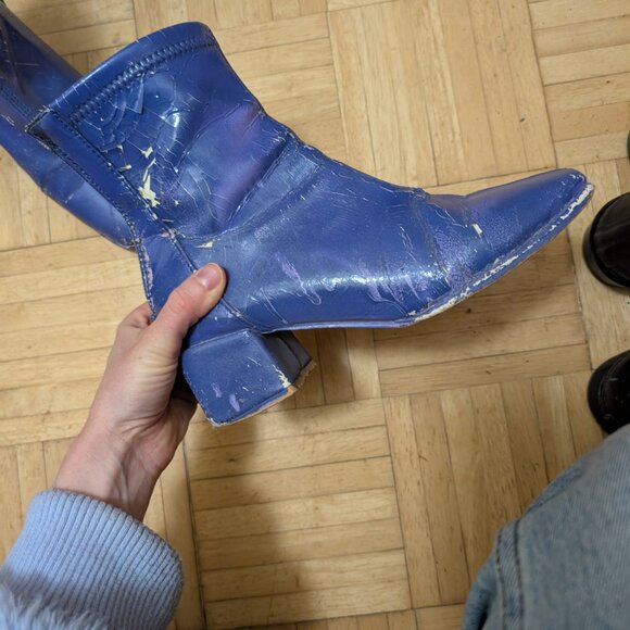 Groovy One of A Kind Purple Shoe - Picture 3 of 4